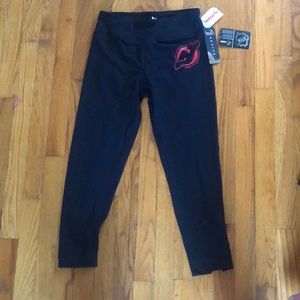 New Jersey devils cropped leggings